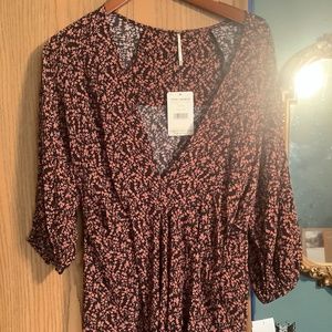 Free people , xs, floral top